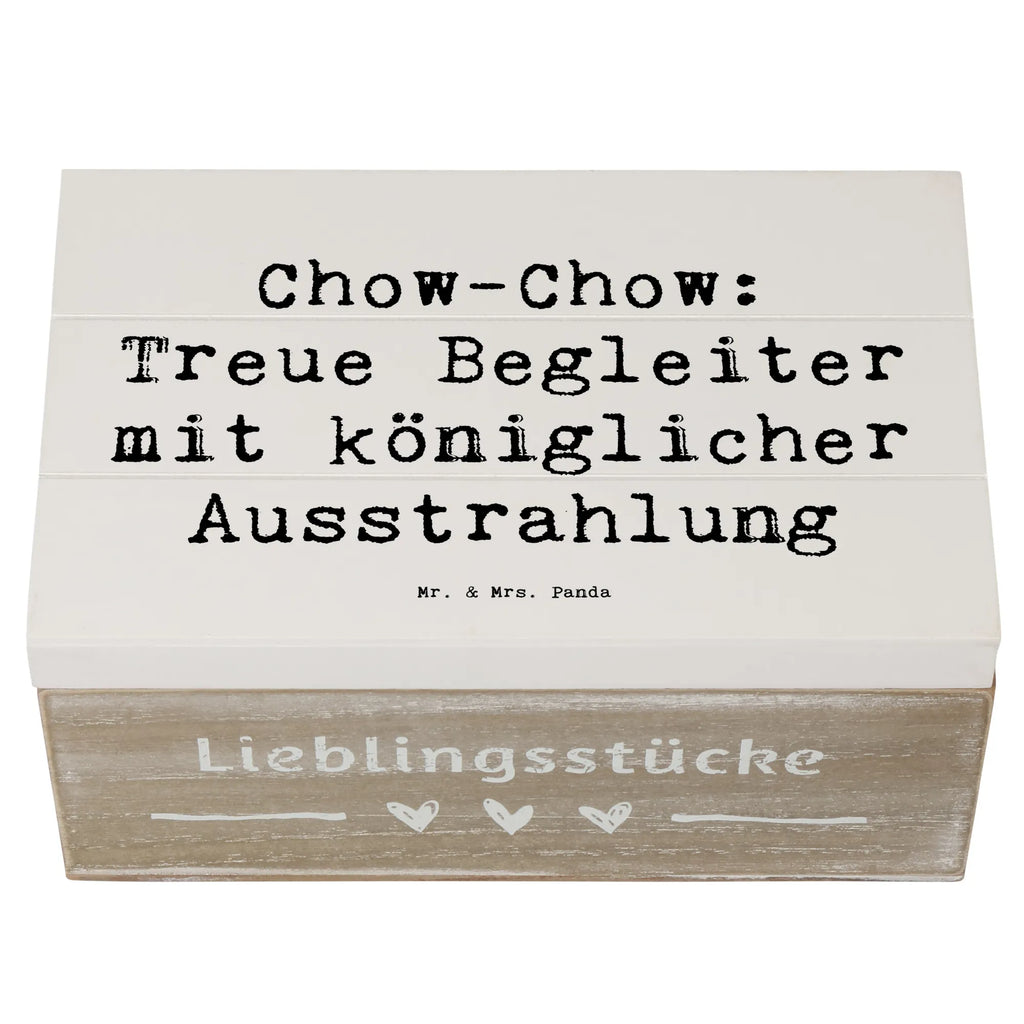 Holzkiste Spruch Chow-Chow Treue Begleiter Schatzkiste, Schatulle, Dekokiste, Geschenkbox, Truhe, Aufbewahrungsbox, Kiste, Geschenkdose, Erinnerungskiste, Erinnerungsbox, Holzkiste, XXL, Hund, Hunderasse, Rassehund, Hundebesitzer, Geschenk, Tierfreund, Schenken, Welpe
