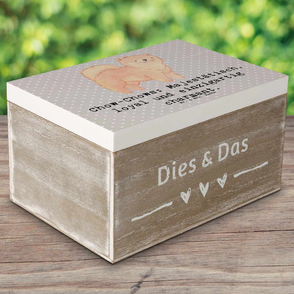 Holzkiste Chow-Chow Charme Geschenkbox, Dekokiste, XXL, Geschenkdose, Erinnerungsbox, Schatzkiste, Truhe, Holzkiste, Erinnerungskiste, Schatulle, Kiste, Aufbewahrungsbox, Hund, Hunderasse, Rassehund, Hundebesitzer, Geschenk, Tierfreund, Schenken, Welpe