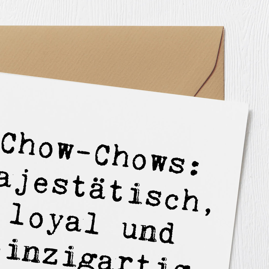 Deluxe Karte Spruch Chow-Chow Charme Geburtstagskarte, Hochzeitskarte, Hochwertige Grußkarte, Klappkarte, Hochwertige Klappkarte, Karte, Glückwunschkarte, Einladungskarte, Grußkarte, Hund, Hunderasse, Rassehund, Hundebesitzer, Geschenk, Tierfreund, Schenken, Welpe