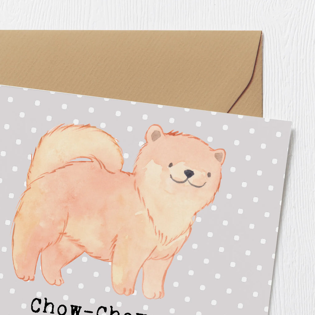 Deluxe Karte Chow-Chow Charme Geburtstagskarte, Grußkarte, Karte, Glückwunschkarte, Hochwertige Grußkarte, Klappkarte, Hochzeitskarte, Einladungskarte, Hochwertige Klappkarte, Hund, Hunderasse, Rassehund, Hundebesitzer, Geschenk, Tierfreund, Schenken, Welpe