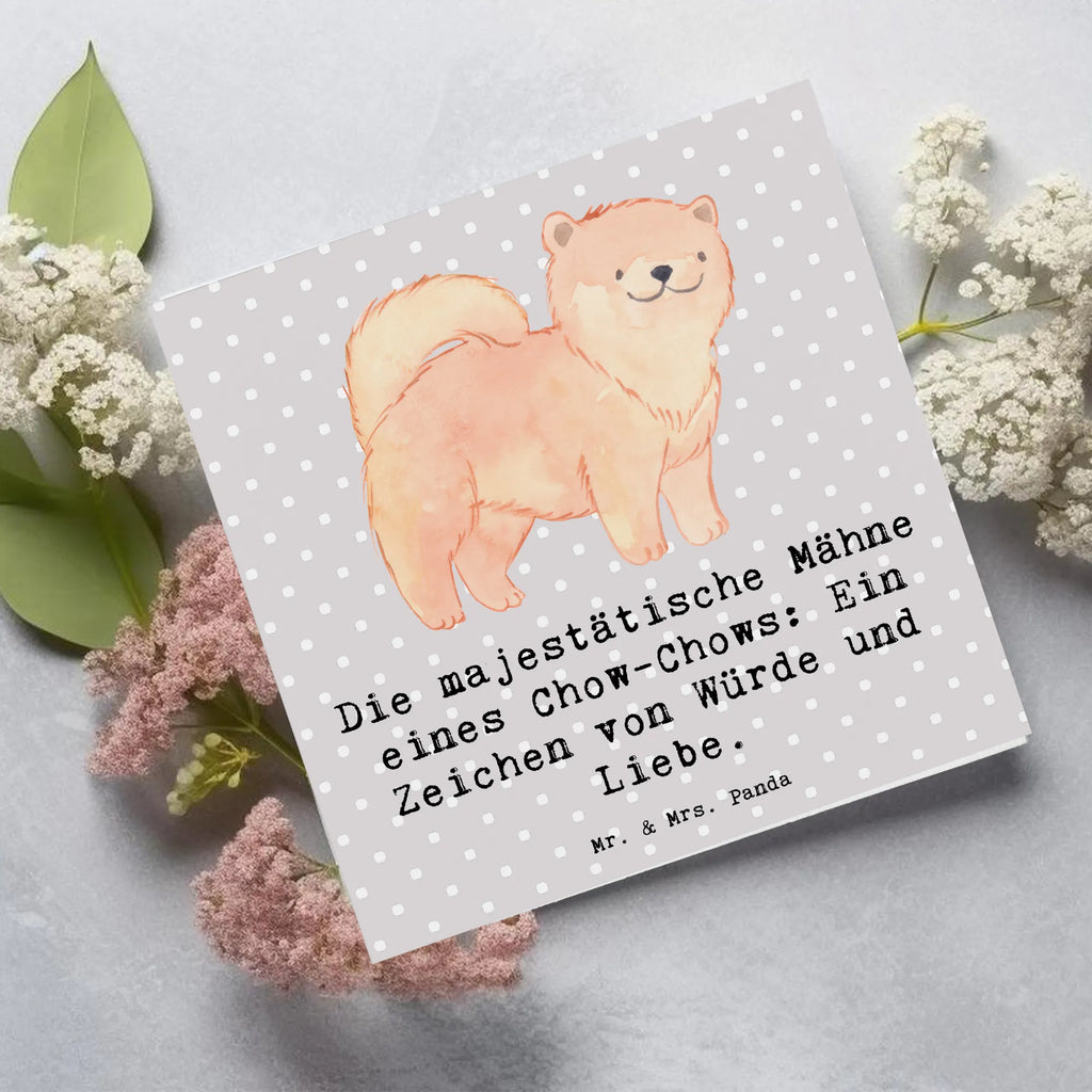Deluxe Karte Chow-Chow Mähne Einladungskarte, Karte, Glückwunschkarte, Hochwertige Klappkarte, Hochzeitskarte, Geburtstagskarte, Hochwertige Grußkarte, Grußkarte, Klappkarte, Hund, Hunderasse, Rassehund, Hundebesitzer, Geschenk, Tierfreund, Schenken, Welpe