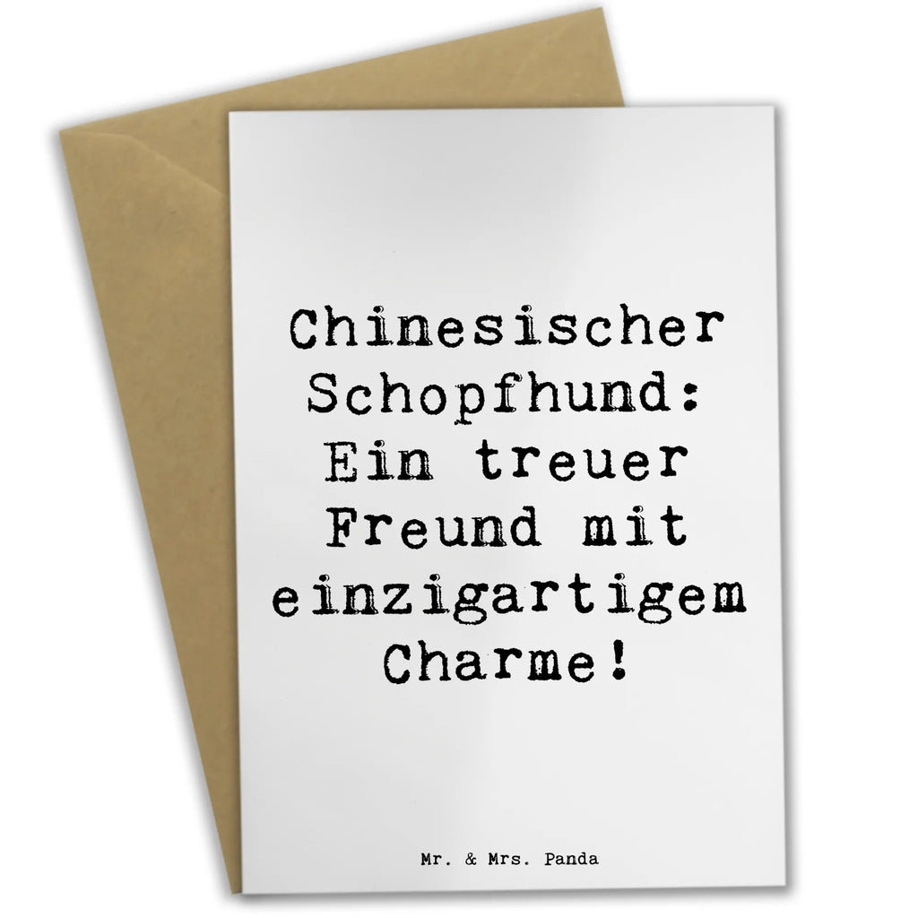 Greetings card Saying Chinesischer Schopfhund: Ein treuer Freund mit einzigartigem Charme! Ansichtskarten, Hochzeitskarte, Klappkarte, Karte, Geburtstagskarte, Glückwunschkarte, Einladungskarte, Grußkarte, Hund, Hunderasse, Rassehund, Hundebesitzer, Geschenk, Tierfreund, Schenken, Welpe