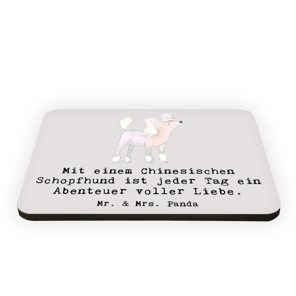 Magnet Chinesischer Schopfhund Abenteuer Souvenir Magnet, Whiteboard Magnet, Pinnwandmagnet, Notiz Magnet, Motivmagnete, Dekomagnet, Kühlschrank Dekoration, Kühlschrankmagnet, Hund, Hunderasse, Rassehund, Hundebesitzer, Geschenk, Tierfreund, Schenken, Welpe