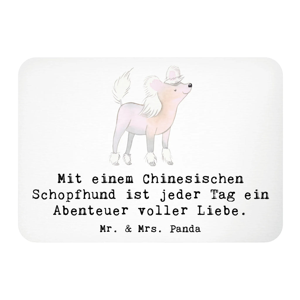 Magnet Chinesischer Schopfhund Abenteuer Souvenir Magnet, Whiteboard Magnet, Pinnwandmagnet, Notiz Magnet, Motivmagnete, Dekomagnet, Kühlschrank Dekoration, Kühlschrankmagnet, Hund, Hunderasse, Rassehund, Hundebesitzer, Geschenk, Tierfreund, Schenken, Welpe