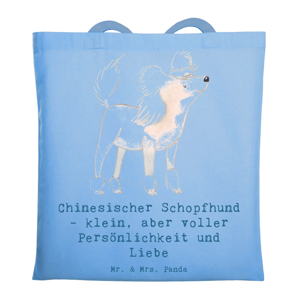 Tote bag Chinesischer Schopfhund - klein, aber voller Persönlichkeit und Liebe Jutebeutel, Beuteltasche, Strandtasche, Laptoptasche, Einkaufstüte, Jutetasche, Stofftasche, Beutel, Badetasche, Tragetasche, Schultertasche, Stoffbeutel, Umhängetasche, Shopper, Einkaufstasche, Tasche, Hund, Hunderasse, Rassehund, Hundebesitzer, Geschenk, Tierfreund, Schenken, Welpe