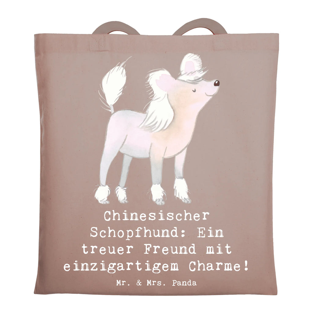 Tote bag Chinesischer Schopfhund: Ein treuer Freund mit einzigartigem Charme! Shopper, Einkaufstasche, Einkaufstüte, Stoffbeutel, Strandtasche, Umhängetasche, Beutel, Schultertasche, Jutebeutel, Stofftasche, Beuteltasche, Laptoptasche, Tasche, Tragetasche, Badetasche, Jutetasche, Hund, Hunderasse, Rassehund, Hundebesitzer, Geschenk, Tierfreund, Schenken, Welpe
