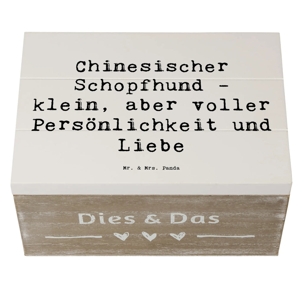 Holzkiste Spruch Chinesischer Schopfhund Liebe Erinnerungskiste, Geschenkdose, Holzkiste, Aufbewahrungsbox, Erinnerungsbox, Kiste, Schatulle, Schatzkiste, Geschenkbox, Dekokiste, XXL, Truhe, Hund, Hunderasse, Rassehund, Hundebesitzer, Geschenk, Tierfreund, Schenken, Welpe