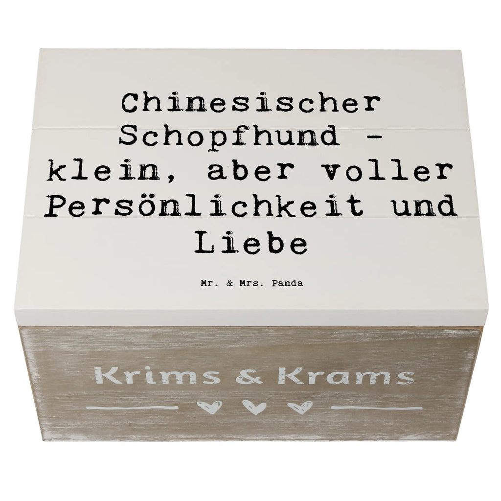 Holzkiste Spruch Chinesischer Schopfhund Liebe Erinnerungskiste, Geschenkdose, Holzkiste, Aufbewahrungsbox, Erinnerungsbox, Kiste, Schatulle, Schatzkiste, Geschenkbox, Dekokiste, XXL, Truhe, Hund, Hunderasse, Rassehund, Hundebesitzer, Geschenk, Tierfreund, Schenken, Welpe
