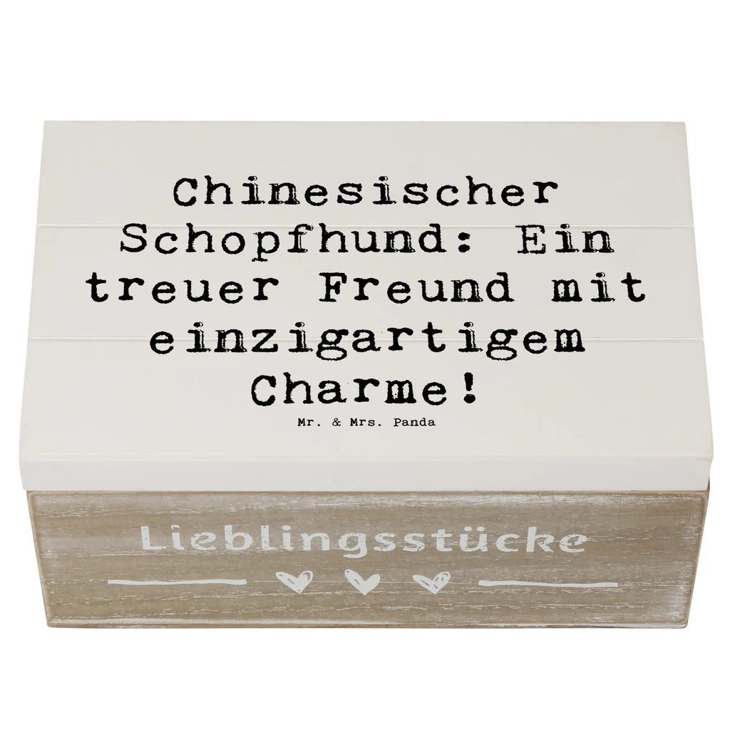 Wooden chest Saying Chinesischer Schopfhund: Ein treuer Freund mit einzigartigem Charme! Holzkiste, Dekokiste, Schatulle, Geschenkdose, Geschenkbox, Erinnerungsbox, XXL, Erinnerungskiste, Truhe, Kiste, Schatzkiste, Aufbewahrungsbox, Hund, Hunderasse, Rassehund, Hundebesitzer, Geschenk, Tierfreund, Schenken, Welpe