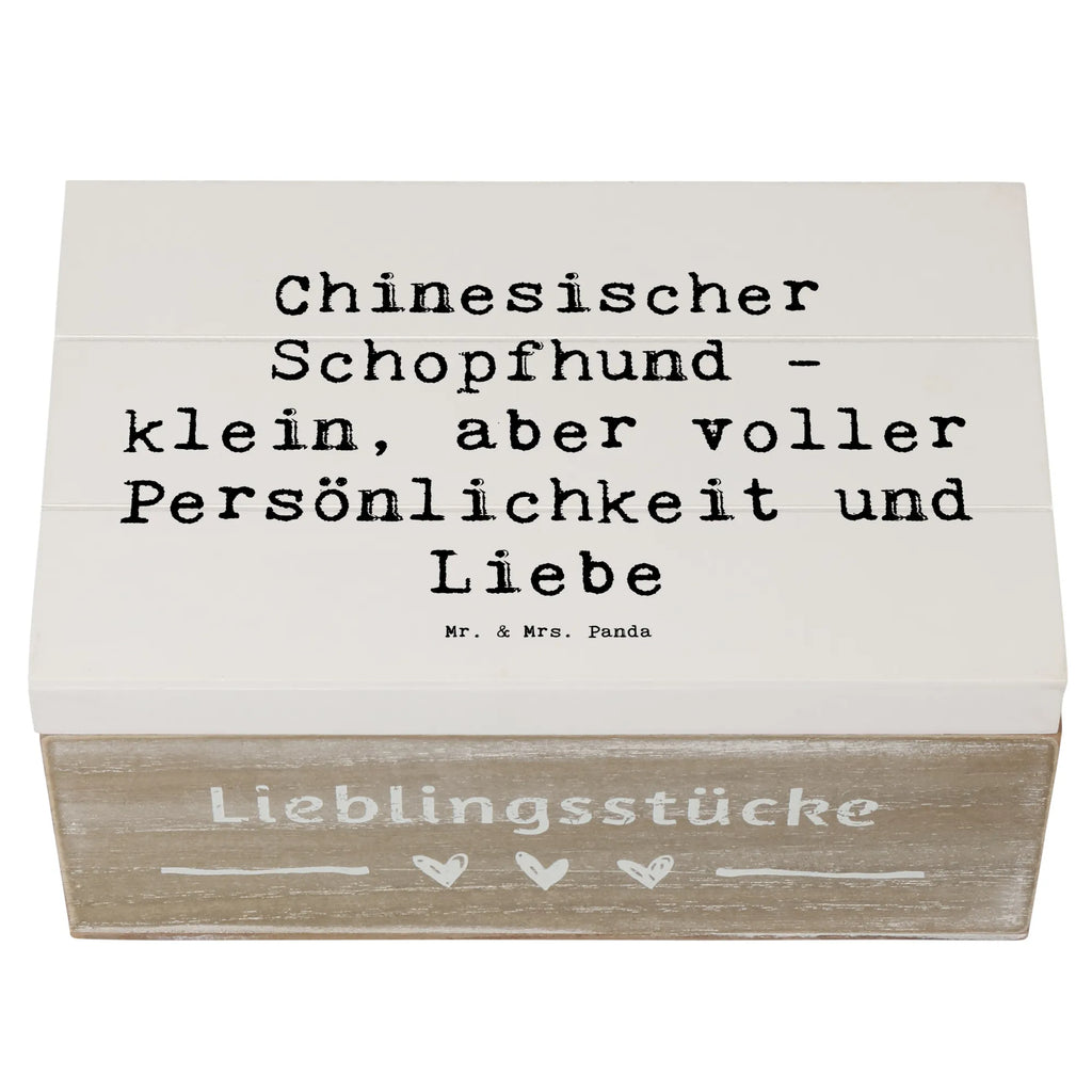 Holzkiste Spruch Chinesischer Schopfhund Liebe Erinnerungskiste, Geschenkdose, Holzkiste, Aufbewahrungsbox, Erinnerungsbox, Kiste, Schatulle, Schatzkiste, Geschenkbox, Dekokiste, XXL, Truhe, Hund, Hunderasse, Rassehund, Hundebesitzer, Geschenk, Tierfreund, Schenken, Welpe