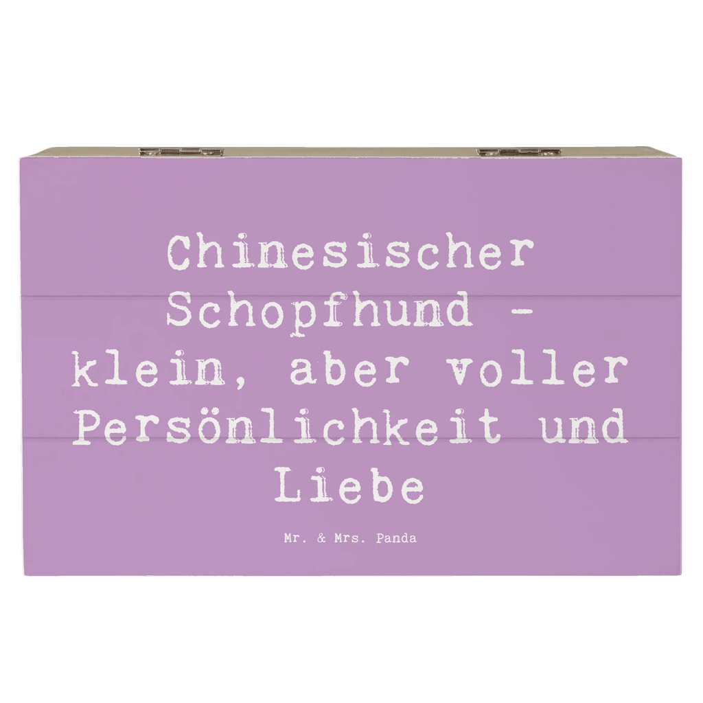 Holzkiste Spruch Chinesischer Schopfhund Liebe Erinnerungskiste, Geschenkdose, Holzkiste, Aufbewahrungsbox, Erinnerungsbox, Kiste, Schatulle, Schatzkiste, Geschenkbox, Dekokiste, XXL, Truhe, Hund, Hunderasse, Rassehund, Hundebesitzer, Geschenk, Tierfreund, Schenken, Welpe