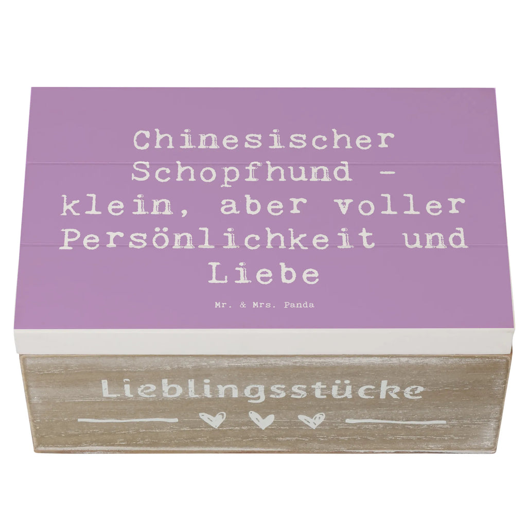 Holzkiste Spruch Chinesischer Schopfhund Liebe Erinnerungskiste, Geschenkdose, Holzkiste, Aufbewahrungsbox, Erinnerungsbox, Kiste, Schatulle, Schatzkiste, Geschenkbox, Dekokiste, XXL, Truhe, Hund, Hunderasse, Rassehund, Hundebesitzer, Geschenk, Tierfreund, Schenken, Welpe