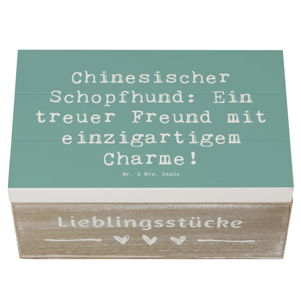 Wooden chest Saying Chinesischer Schopfhund: Ein treuer Freund mit einzigartigem Charme! Holzkiste, Dekokiste, Schatulle, Geschenkdose, Geschenkbox, Erinnerungsbox, XXL, Erinnerungskiste, Truhe, Kiste, Schatzkiste, Aufbewahrungsbox, Hund, Hunderasse, Rassehund, Hundebesitzer, Geschenk, Tierfreund, Schenken, Welpe