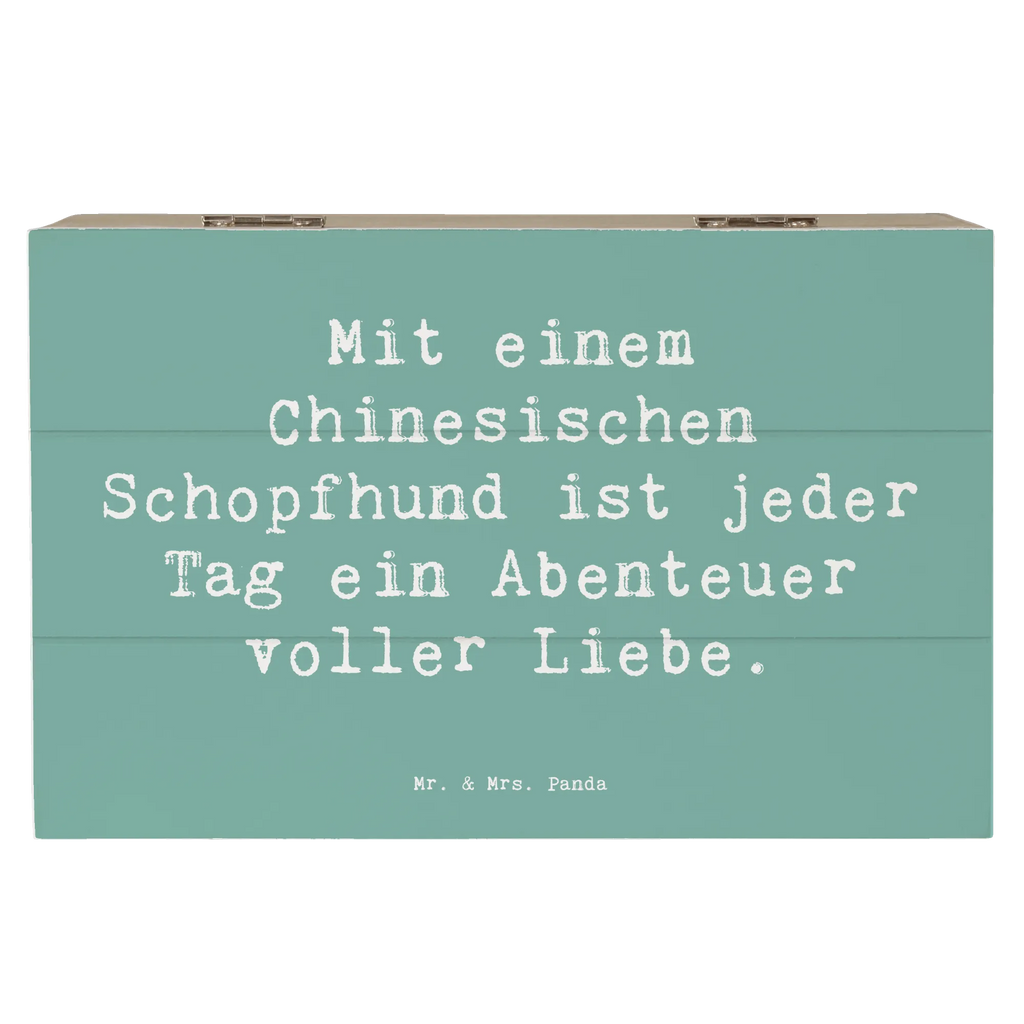 Holzkiste Spruch Chinesischer Schopfhund Abenteuer Geschenkbox, Holzkiste, Kiste, Geschenkdose, Schatzkiste, Schatulle, Truhe, Erinnerungsbox, Erinnerungskiste, XXL, Dekokiste, Aufbewahrungsbox, Hund, Hunderasse, Rassehund, Hundebesitzer, Geschenk, Tierfreund, Schenken, Welpe