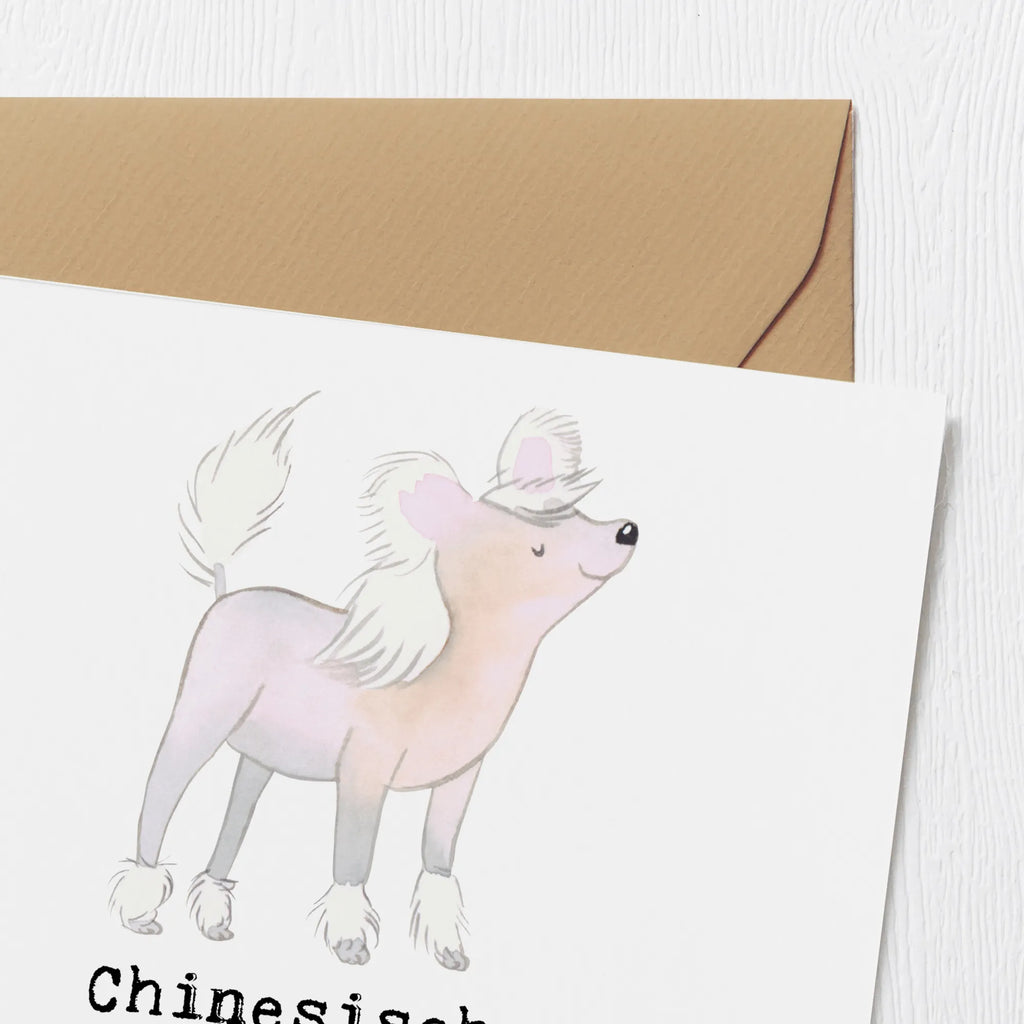 Deluxe Card Chinesischer Schopfhund: Ein treuer Freund mit einzigartigem Charme! Hochwertige Grußkarte, Hochzeitskarte, Hochwertige Klappkarte, Karte, Grußkarte, Geburtstagskarte, Glückwunschkarte, Einladungskarte, Klappkarte, Hund, Hunderasse, Rassehund, Hundebesitzer, Geschenk, Tierfreund, Schenken, Welpe