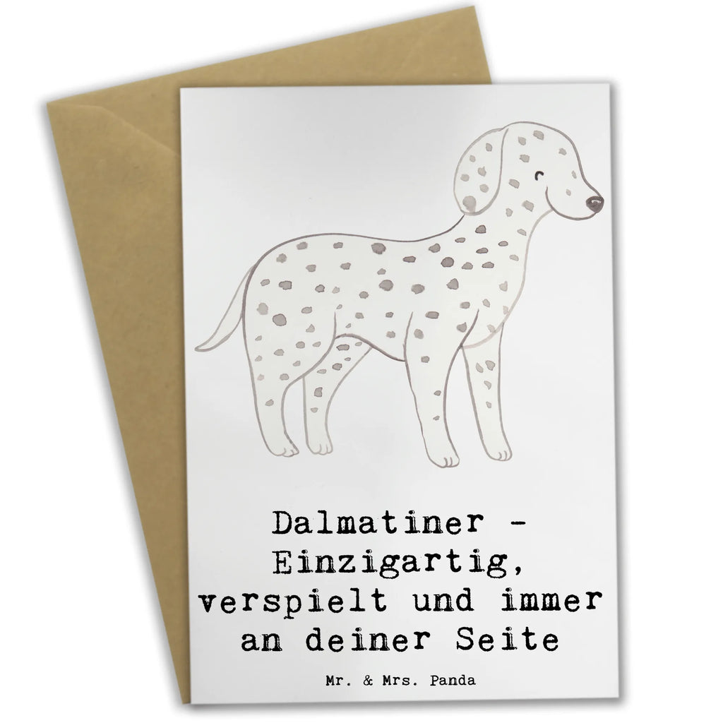Grußkarte Dalmatiner Freund Ansichtskarten, Geburtstagskarte, Grußkarte, Hochzeitskarte, Einladungskarte, Glückwunschkarte, Karte, Klappkarte, Hund, Hunderasse, Rassehund, Hundebesitzer, Geschenk, Tierfreund, Schenken, Welpe