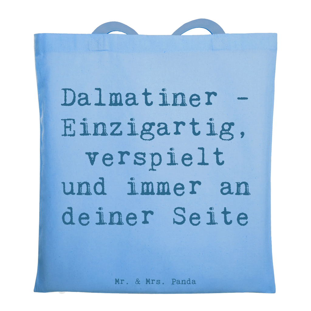 Tote bag Saying Dalmatiner - Einzigartig, verspielt und immer an deiner Seite Strandtasche, Shopper, Beuteltasche, Tasche, Laptoptasche, Badetasche, Schultertasche, Einkaufstüte, Beutel, Jutebeutel, Jutetasche, Stofftasche, Einkaufstasche, Umhängetasche, Tragetasche, Stoffbeutel, Hund, Hunderasse, Rassehund, Hundebesitzer, Geschenk, Tierfreund, Schenken, Welpe