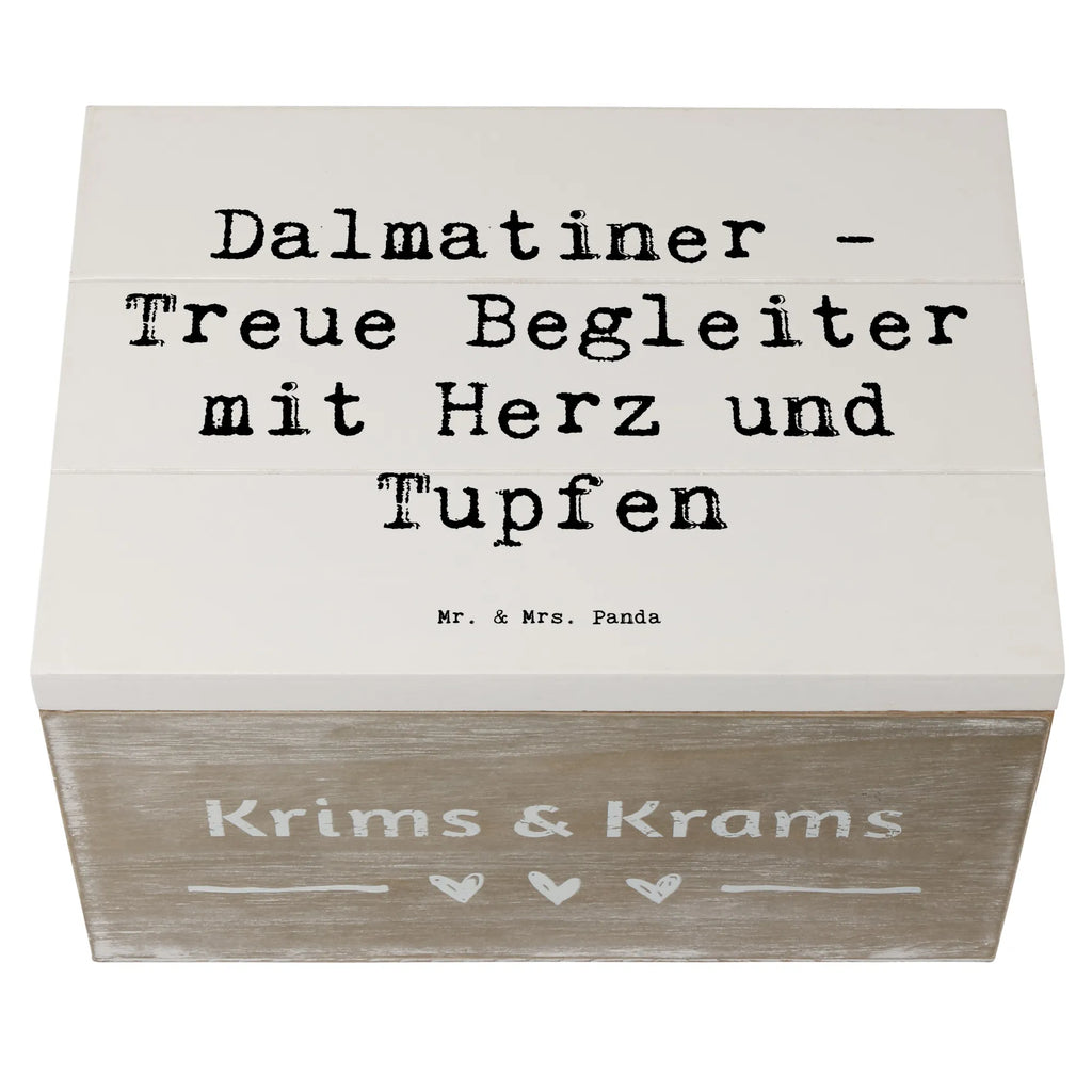 Wooden chest Saying Dalmatiner - Treue Begleiter mit Herz und Tupfen Dekokiste, Erinnerungskiste, Geschenkdose, Schatulle, Aufbewahrungsbox, Schatzkiste, XXL, Holzkiste, Kiste, Truhe, Erinnerungsbox, Geschenkbox, Hund, Hunderasse, Rassehund, Hundebesitzer, Geschenk, Tierfreund, Schenken, Welpe