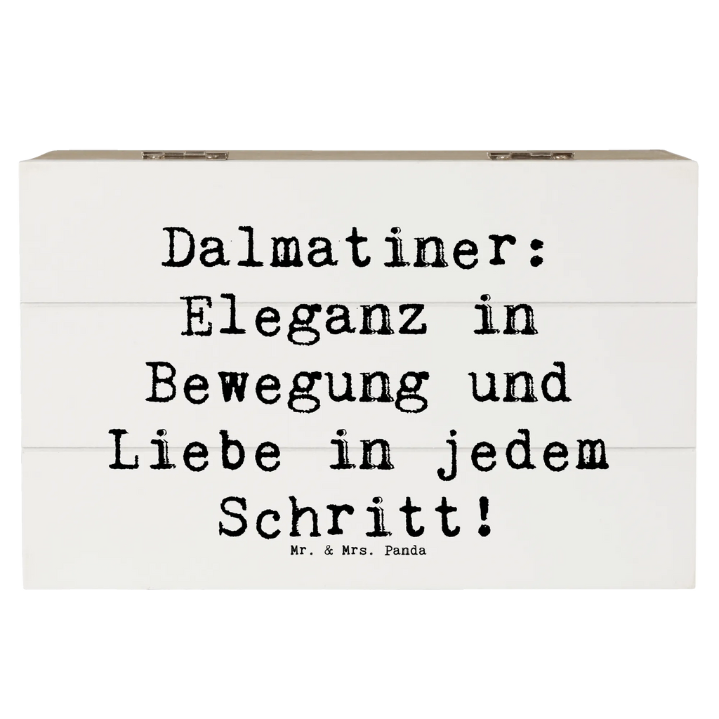 Holzkiste Spruch Dalmatiner Charme Geschenkbox, Holzkiste, Erinnerungskiste, Schatzkiste, Kiste, XXL, Aufbewahrungsbox, Geschenkdose, Dekokiste, Erinnerungsbox, Truhe, Schatulle, Hund, Hunderasse, Rassehund, Hundebesitzer, Geschenk, Tierfreund, Schenken, Welpe