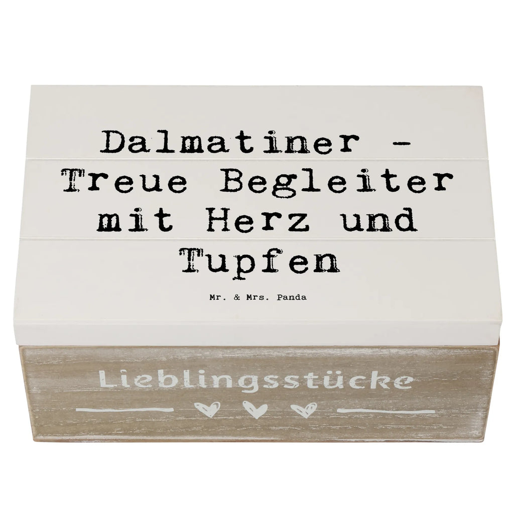 Wooden chest Saying Dalmatiner - Treue Begleiter mit Herz und Tupfen Dekokiste, Erinnerungskiste, Geschenkdose, Schatulle, Aufbewahrungsbox, Schatzkiste, XXL, Holzkiste, Kiste, Truhe, Erinnerungsbox, Geschenkbox, Hund, Hunderasse, Rassehund, Hundebesitzer, Geschenk, Tierfreund, Schenken, Welpe
