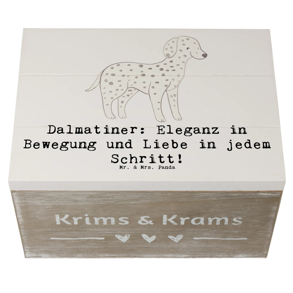 Holzkiste Dalmatiner Charme Dekokiste, Erinnerungsbox, Schatulle, Geschenkdose, XXL, Geschenkbox, Holzkiste, Truhe, Aufbewahrungsbox, Kiste, Erinnerungskiste, Schatzkiste, Hund, Hunderasse, Rassehund, Hundebesitzer, Geschenk, Tierfreund, Schenken, Welpe