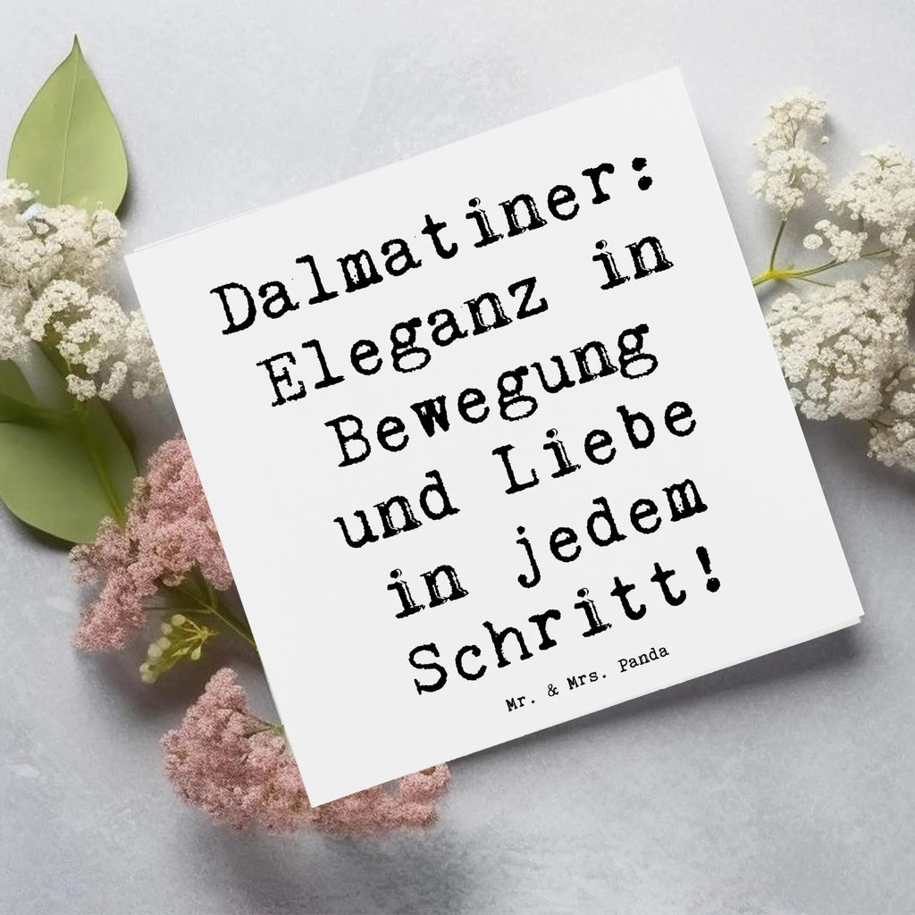 Deluxe Karte Spruch Dalmatiner Charme Karte, Einladungskarte, Hochwertige Grußkarte, Hochzeitskarte, Glückwunschkarte, Grußkarte, Klappkarte, Hochwertige Klappkarte, Geburtstagskarte, Hund, Hunderasse, Rassehund, Hundebesitzer, Geschenk, Tierfreund, Schenken, Welpe