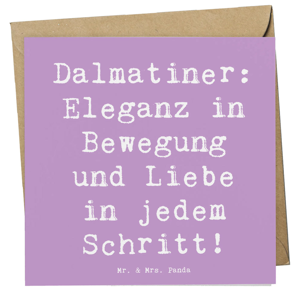 Deluxe Karte Spruch Dalmatiner Charme Karte, Einladungskarte, Hochwertige Grußkarte, Hochzeitskarte, Glückwunschkarte, Grußkarte, Klappkarte, Hochwertige Klappkarte, Geburtstagskarte, Hund, Hunderasse, Rassehund, Hundebesitzer, Geschenk, Tierfreund, Schenken, Welpe