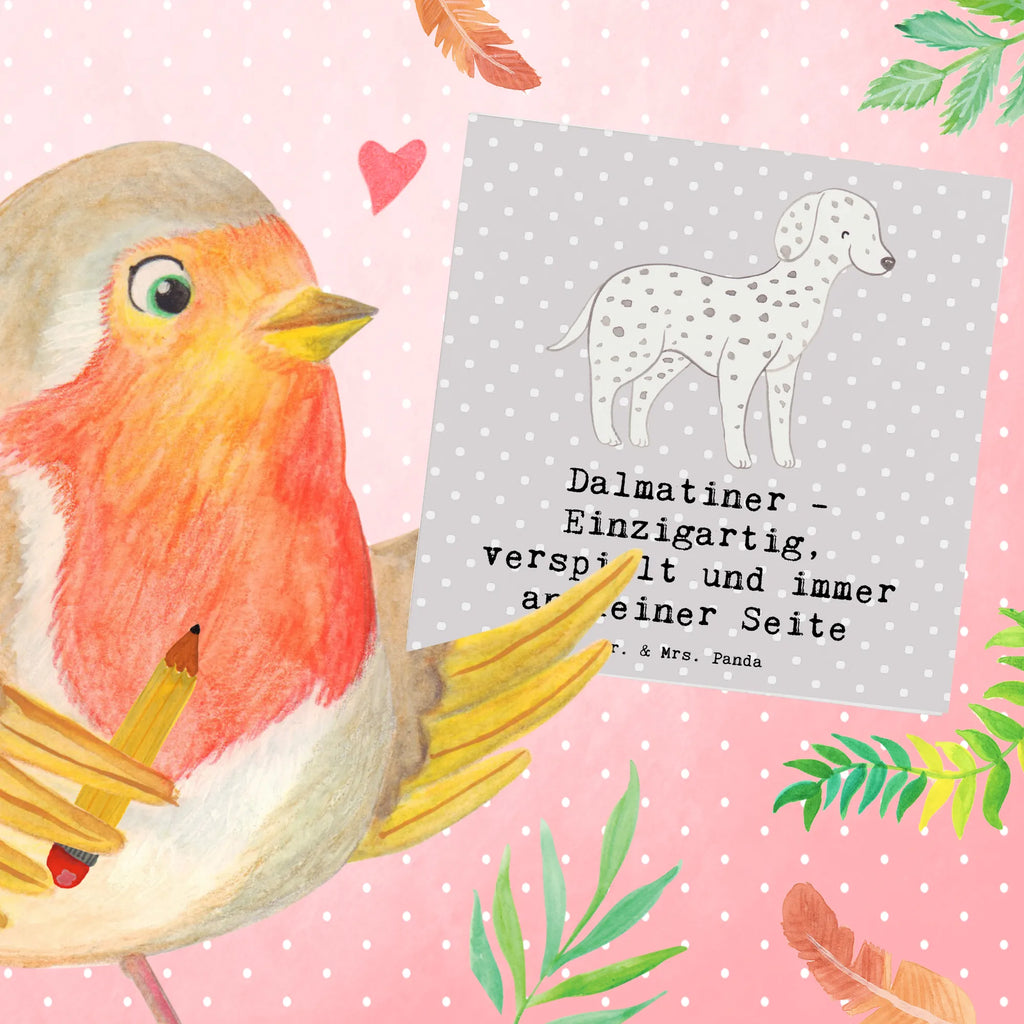 Deluxe Karte Dalmatiner Freund Glückwunschkarte, Karte, Hochzeitskarte, Hochwertige Grußkarte, Geburtstagskarte, Klappkarte, Hochwertige Klappkarte, Grußkarte, Einladungskarte, Hund, Hunderasse, Rassehund, Hundebesitzer, Geschenk, Tierfreund, Schenken, Welpe