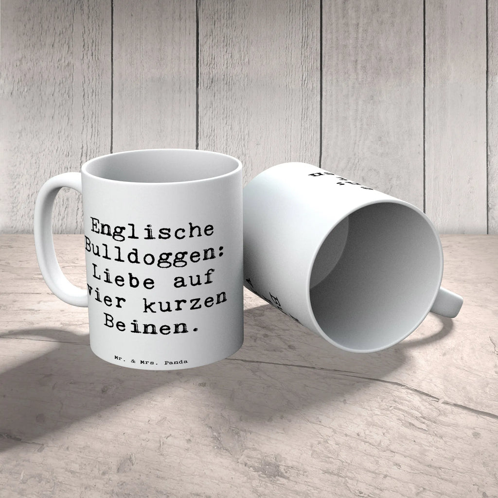 Tasse Spruch Englische Bulldogge Liebe Tasse, Teetasse, Bürotasse, Tasse mit Zitaten, Tasse mit Motiven, Keramiktasse, Geschenktasse, Porzellantasse, Kaffeetasse, Hund, Hunderasse, Rassehund, Hundebesitzer, Geschenk, Tierfreund, Schenken, Welpe