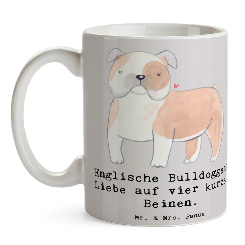 Tasse Englische Bulldogge Liebe Teetasse, Tasse, Bürotasse, Porzellantasse, Geschenktasse, Keramiktasse, Tasse mit Motiven, Kaffeetasse, Tasse mit Zitaten, Hund, Hunderasse, Rassehund, Hundebesitzer, Geschenk, Tierfreund, Schenken, Welpe