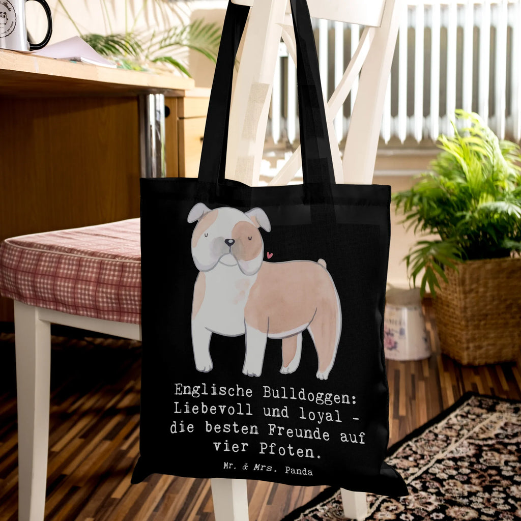 Tragetasche Englische Bulldogge Freunde Jutetasche, Strandtasche, Schultertasche, Stofftasche, Jutebeutel, Beuteltasche, Einkaufstasche, Laptoptasche, Stoffbeutel, Umhängetasche, Badetasche, Einkaufstüte, Tasche, Beutel, Tragetasche, Shopper, Hund, Hunderasse, Rassehund, Hundebesitzer, Geschenk, Tierfreund, Schenken, Welpe
