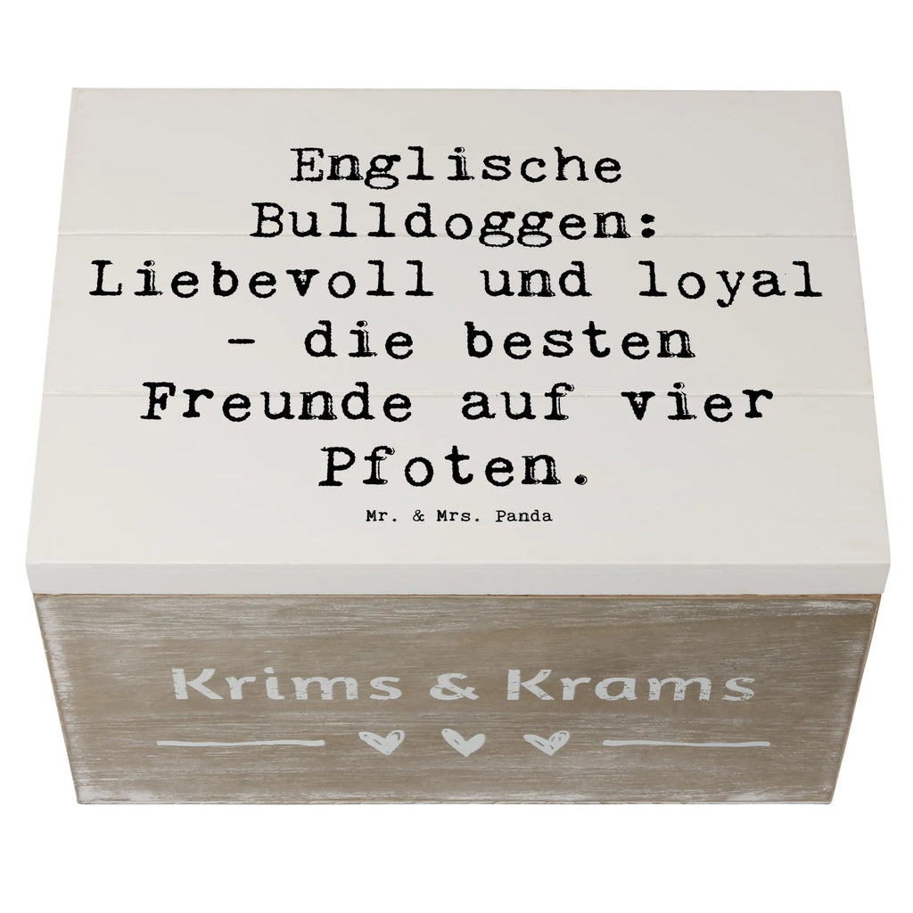 Holzkiste Spruch Englische Bulldogge Freunde Holzkiste, Erinnerungsbox, Aufbewahrungsbox, XXL, Schatzkiste, Dekokiste, Geschenkbox, Erinnerungskiste, Truhe, Geschenkdose, Kiste, Schatulle, Hund, Hunderasse, Rassehund, Hundebesitzer, Geschenk, Tierfreund, Schenken, Welpe
