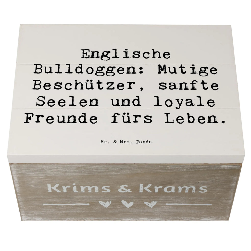 Holzkiste Spruch Englische Bulldogge Erinnerungskiste, Aufbewahrungsbox, Truhe, Geschenkdose, Dekokiste, Erinnerungsbox, Holzkiste, Schatzkiste, XXL, Kiste, Schatulle, Geschenkbox, Hund, Hunderasse, Rassehund, Hundebesitzer, Geschenk, Tierfreund, Schenken, Welpe