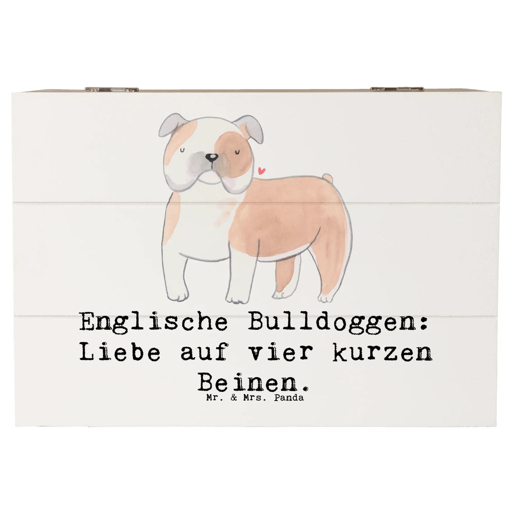 Holzkiste Englische Bulldogge Liebe Erinnerungskiste, Holzkiste, Erinnerungsbox, Schatulle, Aufbewahrungsbox, XXL, Geschenkdose, Kiste, Truhe, Geschenkbox, Schatzkiste, Dekokiste, Hund, Hunderasse, Rassehund, Hundebesitzer, Geschenk, Tierfreund, Schenken, Welpe