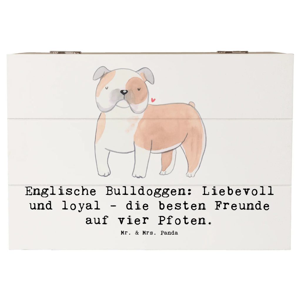 Holzkiste Englische Bulldogge Freunde Schatulle, Erinnerungsbox, Erinnerungskiste, Truhe, Holzkiste, Kiste, Geschenkdose, Dekokiste, Geschenkbox, Aufbewahrungsbox, XXL, Schatzkiste, Hund, Hunderasse, Rassehund, Hundebesitzer, Geschenk, Tierfreund, Schenken, Welpe