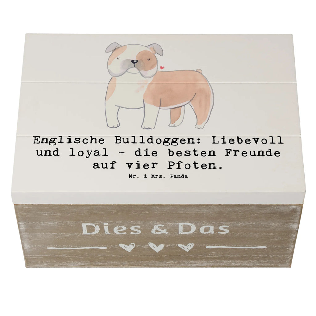 Holzkiste Englische Bulldogge Freunde Schatulle, Erinnerungsbox, Erinnerungskiste, Truhe, Holzkiste, Kiste, Geschenkdose, Dekokiste, Geschenkbox, Aufbewahrungsbox, XXL, Schatzkiste, Hund, Hunderasse, Rassehund, Hundebesitzer, Geschenk, Tierfreund, Schenken, Welpe