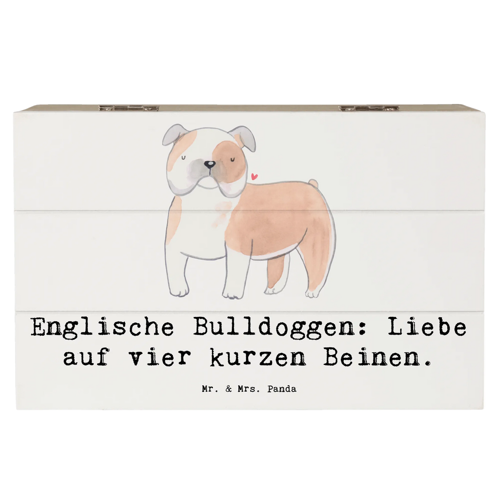 Holzkiste Englische Bulldogge Liebe Erinnerungskiste, Holzkiste, Erinnerungsbox, Schatulle, Aufbewahrungsbox, XXL, Geschenkdose, Kiste, Truhe, Geschenkbox, Schatzkiste, Dekokiste, Hund, Hunderasse, Rassehund, Hundebesitzer, Geschenk, Tierfreund, Schenken, Welpe