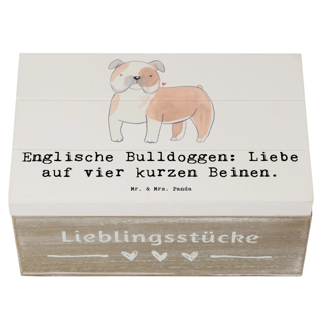 Holzkiste Englische Bulldogge Liebe Erinnerungskiste, Holzkiste, Erinnerungsbox, Schatulle, Aufbewahrungsbox, XXL, Geschenkdose, Kiste, Truhe, Geschenkbox, Schatzkiste, Dekokiste, Hund, Hunderasse, Rassehund, Hundebesitzer, Geschenk, Tierfreund, Schenken, Welpe