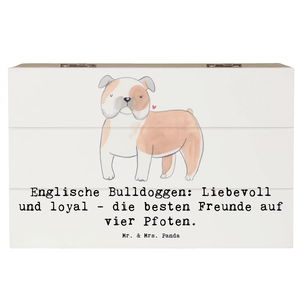Holzkiste Englische Bulldogge Freunde Schatulle, Erinnerungsbox, Erinnerungskiste, Truhe, Holzkiste, Kiste, Geschenkdose, Dekokiste, Geschenkbox, Aufbewahrungsbox, XXL, Schatzkiste, Hund, Hunderasse, Rassehund, Hundebesitzer, Geschenk, Tierfreund, Schenken, Welpe
