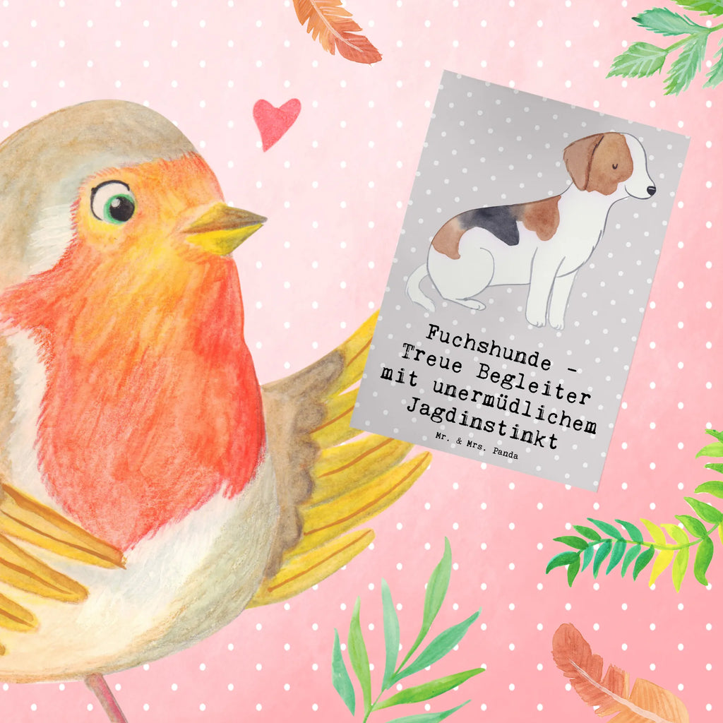 Greetings card Fuchshunde - Treue Begleiter mit unermüdlichem Jagdinstinkt Glückwunschkarte, Klappkarte, Karte, Einladungskarte, Geburtstagskarte, Ansichtskarten, Grußkarte, Hochzeitskarte, Hund, Hunderasse, Rassehund, Hundebesitzer, Geschenk, Tierfreund, Schenken, Welpe