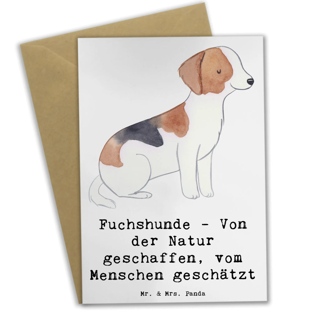 Greetings card Fuchshunde - Von der Natur geschaffen, vom Menschen geschätzt Klappkarte, Geburtstagskarte, Glückwunschkarte, Hochzeitskarte, Ansichtskarten, Karte, Einladungskarte, Grußkarte, Hund, Hunderasse, Rassehund, Hundebesitzer, Geschenk, Tierfreund, Schenken, Welpe