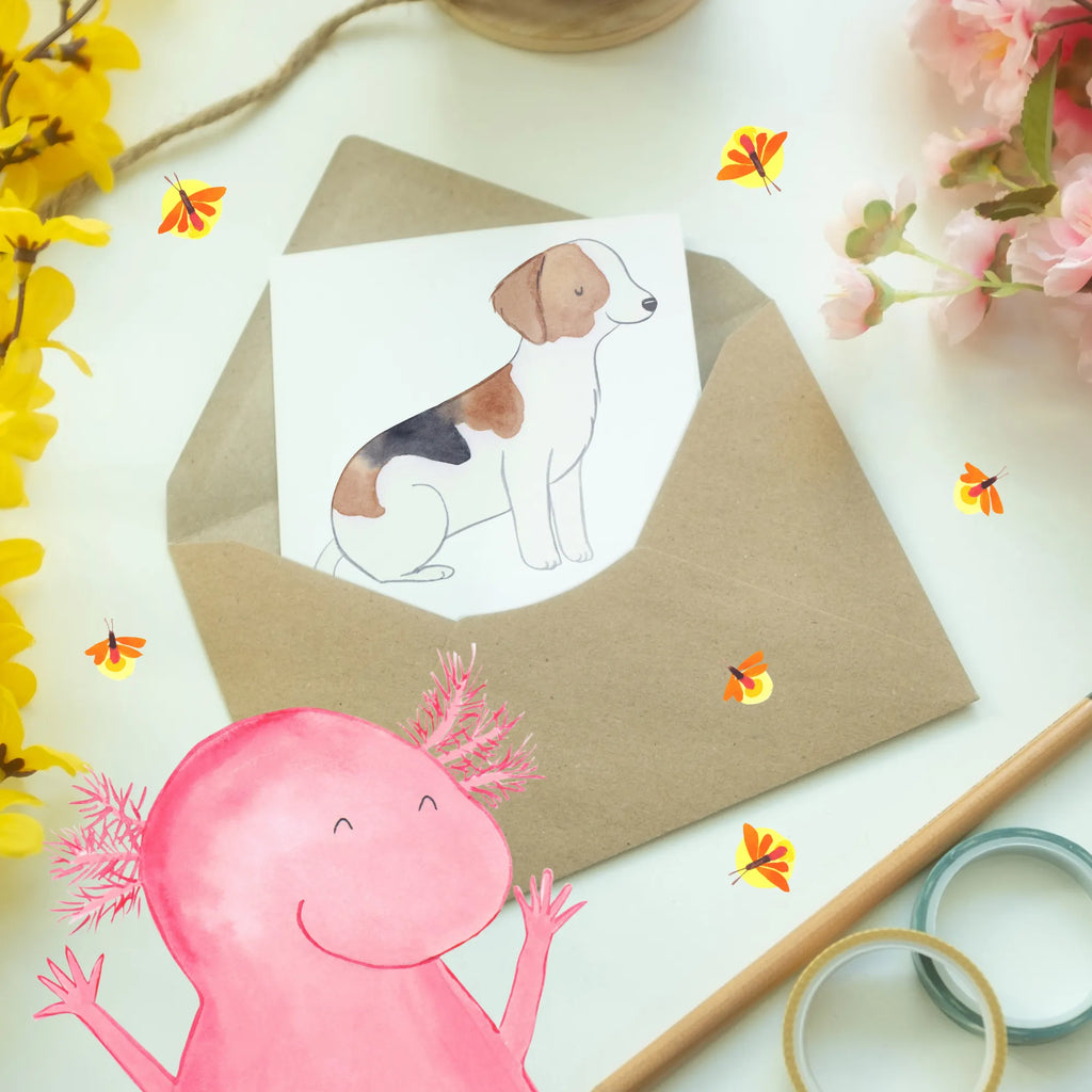 Greetings card Fuchshunde - Von der Natur geschaffen, vom Menschen geschätzt Klappkarte, Geburtstagskarte, Glückwunschkarte, Hochzeitskarte, Ansichtskarten, Karte, Einladungskarte, Grußkarte, Hund, Hunderasse, Rassehund, Hundebesitzer, Geschenk, Tierfreund, Schenken, Welpe