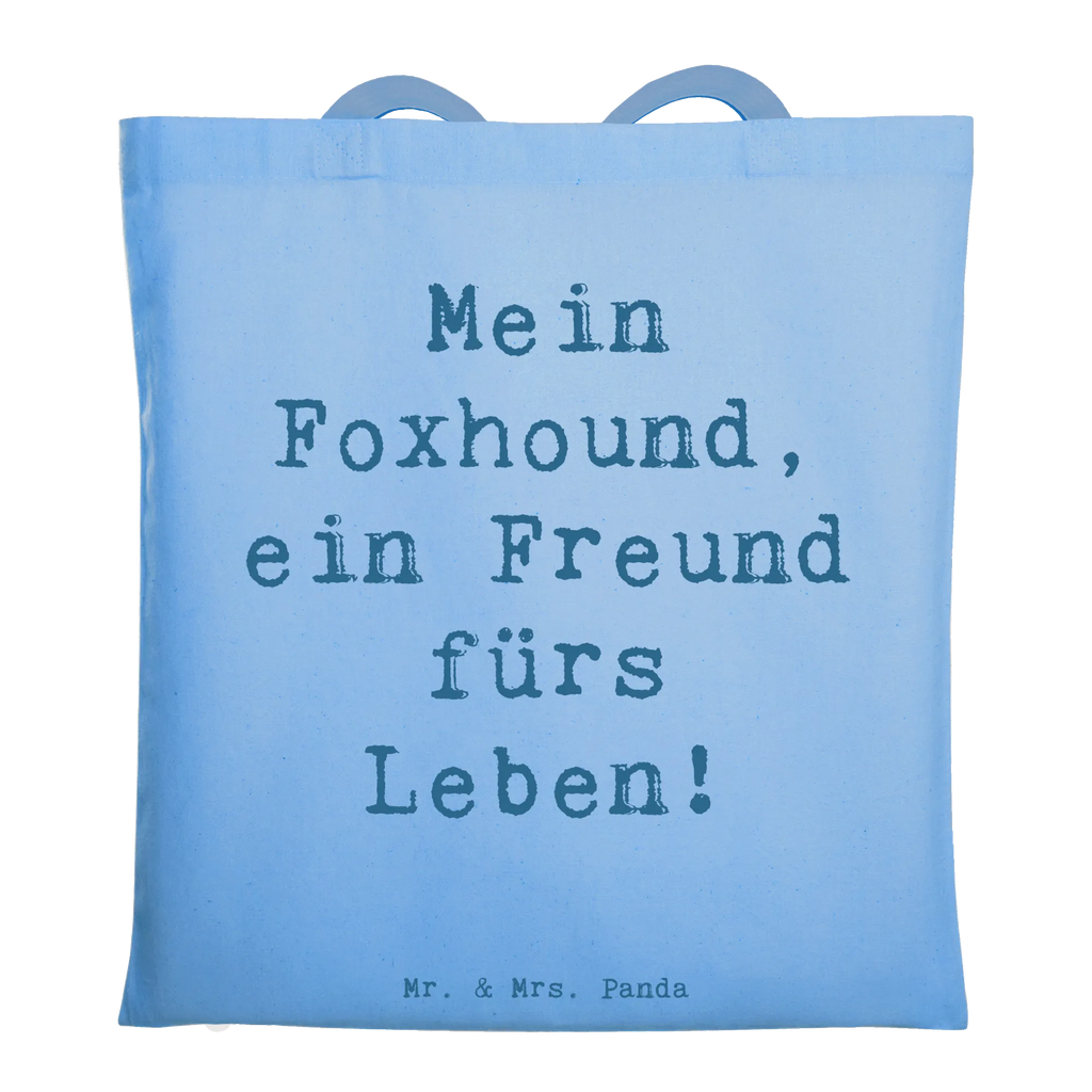 Tote bag Saying Mein Foxhound, ein Freund fürs Leben! Beuteltasche, Beutel, Einkaufstasche, Jutebeutel, Stoffbeutel, Tasche, Shopper, Umhängetasche, Strandtasche, Schultertasche, Stofftasche, Tragetasche, Badetasche, Jutetasche, Einkaufstüte, Laptoptasche, Hund, Hunderasse, Rassehund, Hundebesitzer, Geschenk, Tierfreund, Schenken, Welpe