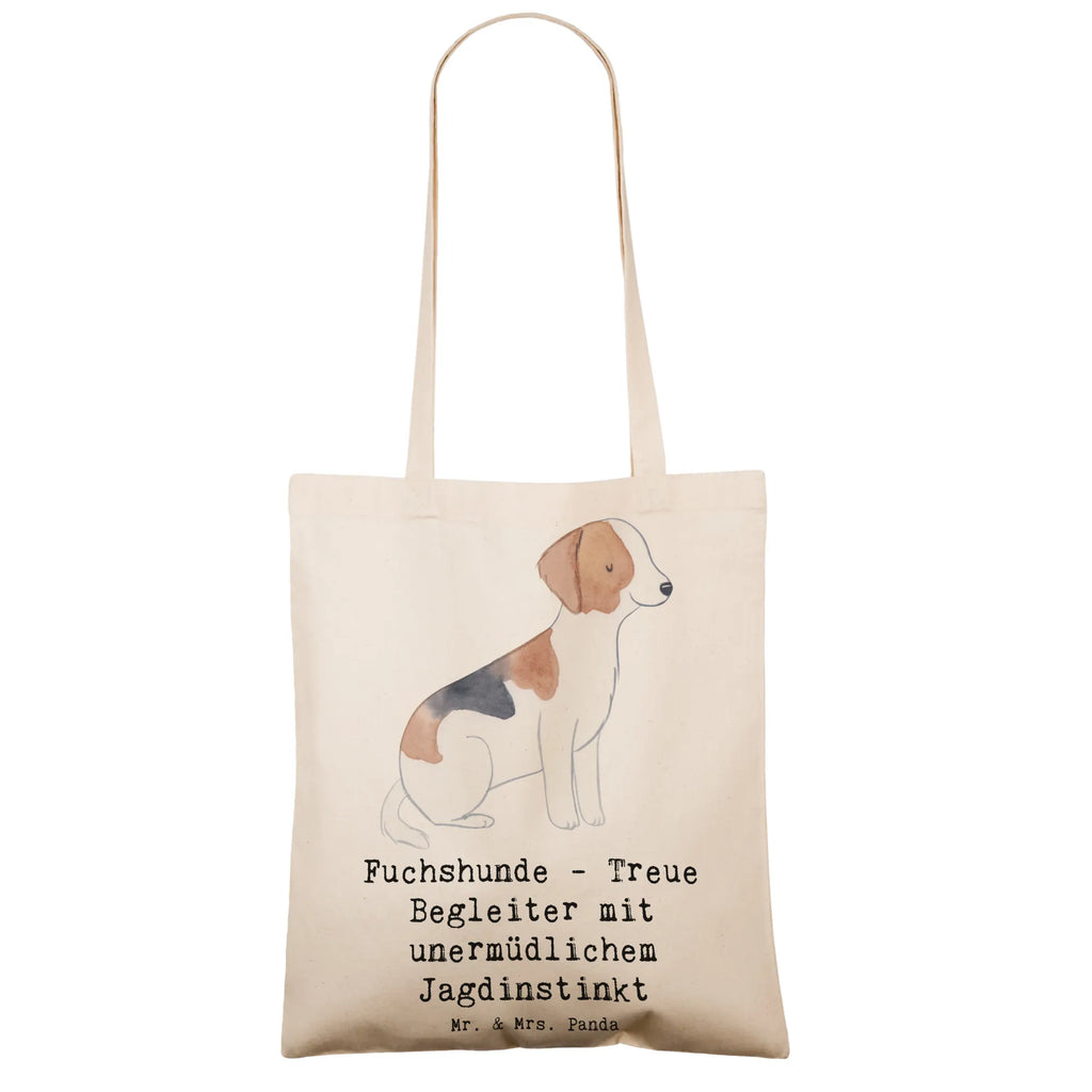 Tote bag Fuchshunde - Treue Begleiter mit unermüdlichem Jagdinstinkt Tragetasche, Badetasche, Shopper, Beuteltasche, Strandtasche, Stofftasche, Einkaufstasche, Beutel, Einkaufstüte, Stoffbeutel, Tasche, Jutebeutel, Schultertasche, Umhängetasche, Laptoptasche, Jutetasche, Hund, Hunderasse, Rassehund, Hundebesitzer, Geschenk, Tierfreund, Schenken, Welpe