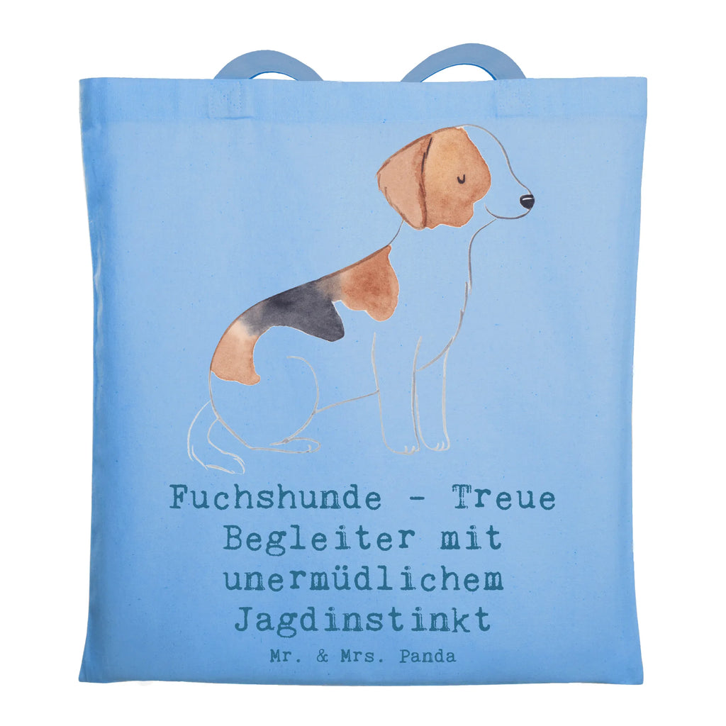 Tote bag Fuchshunde - Treue Begleiter mit unermüdlichem Jagdinstinkt Tragetasche, Badetasche, Shopper, Beuteltasche, Strandtasche, Stofftasche, Einkaufstasche, Beutel, Einkaufstüte, Stoffbeutel, Tasche, Jutebeutel, Schultertasche, Umhängetasche, Laptoptasche, Jutetasche, Hund, Hunderasse, Rassehund, Hundebesitzer, Geschenk, Tierfreund, Schenken, Welpe