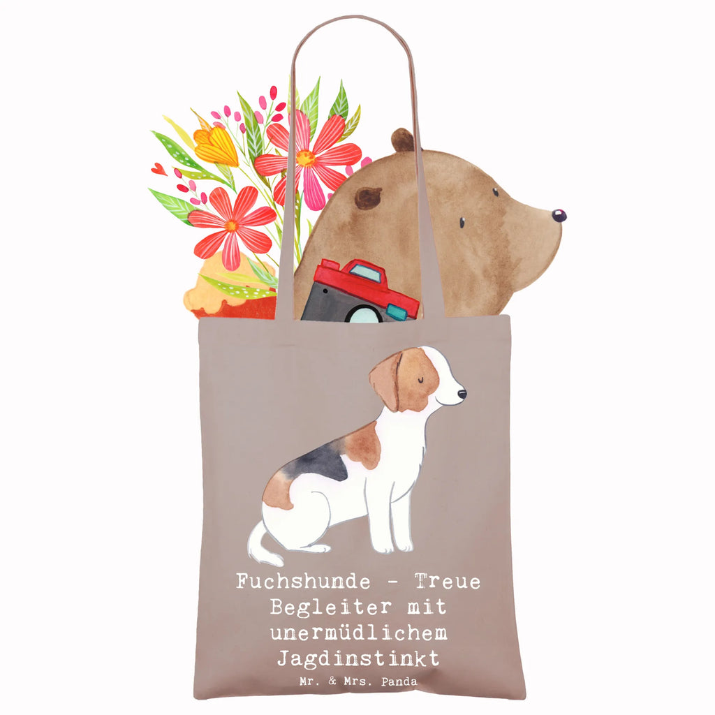 Tote bag Fuchshunde - Treue Begleiter mit unermüdlichem Jagdinstinkt Tragetasche, Badetasche, Shopper, Beuteltasche, Strandtasche, Stofftasche, Einkaufstasche, Beutel, Einkaufstüte, Stoffbeutel, Tasche, Jutebeutel, Schultertasche, Umhängetasche, Laptoptasche, Jutetasche, Hund, Hunderasse, Rassehund, Hundebesitzer, Geschenk, Tierfreund, Schenken, Welpe