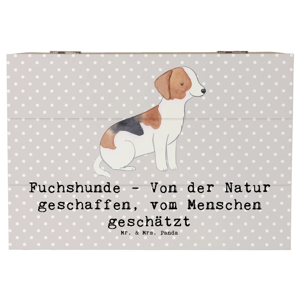Holzkiste Fuchshunde Liebe Kiste, Schatzkiste, Holzkiste, Truhe, Erinnerungsbox, Dekokiste, Aufbewahrungsbox, Erinnerungskiste, Geschenkdose, Geschenkbox, Schatulle, XXL, Hund, Hunderasse, Rassehund, Hundebesitzer, Geschenk, Tierfreund, Schenken, Welpe