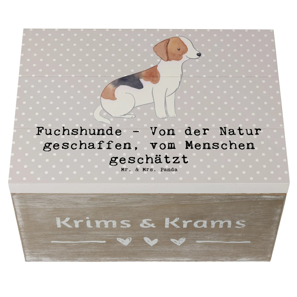 Holzkiste Fuchshunde Liebe Kiste, Schatzkiste, Holzkiste, Truhe, Erinnerungsbox, Dekokiste, Aufbewahrungsbox, Erinnerungskiste, Geschenkdose, Geschenkbox, Schatulle, XXL, Hund, Hunderasse, Rassehund, Hundebesitzer, Geschenk, Tierfreund, Schenken, Welpe