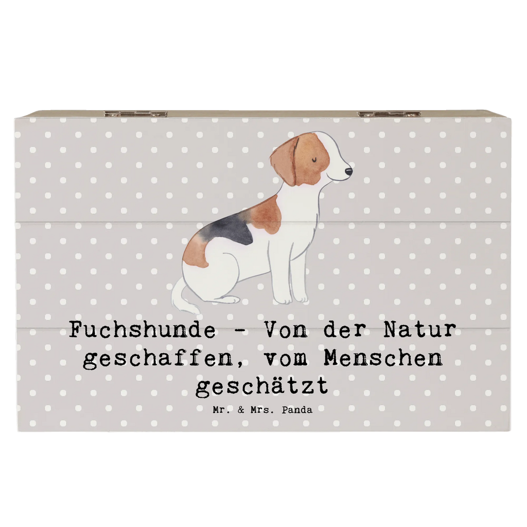 Holzkiste Fuchshunde Liebe Kiste, Schatzkiste, Holzkiste, Truhe, Erinnerungsbox, Dekokiste, Aufbewahrungsbox, Erinnerungskiste, Geschenkdose, Geschenkbox, Schatulle, XXL, Hund, Hunderasse, Rassehund, Hundebesitzer, Geschenk, Tierfreund, Schenken, Welpe