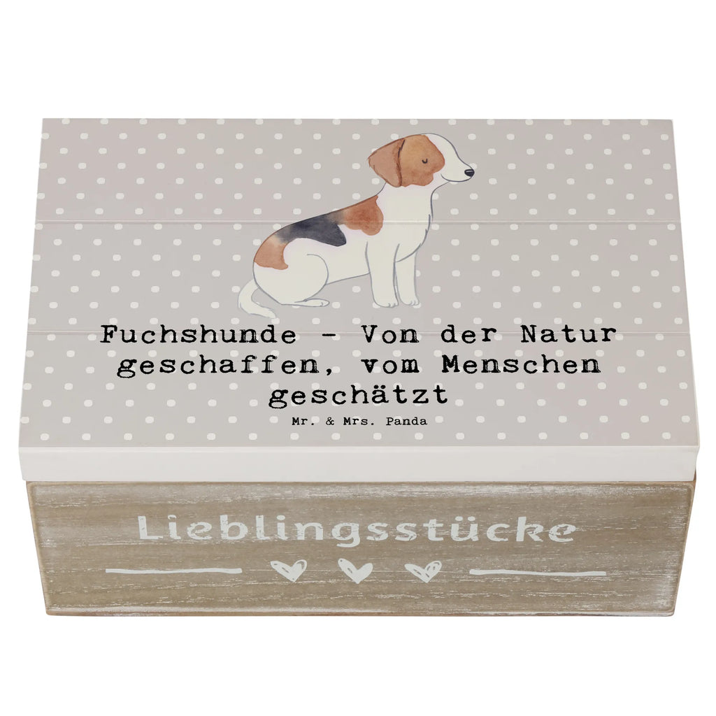Holzkiste Fuchshunde Liebe Kiste, Schatzkiste, Holzkiste, Truhe, Erinnerungsbox, Dekokiste, Aufbewahrungsbox, Erinnerungskiste, Geschenkdose, Geschenkbox, Schatulle, XXL, Hund, Hunderasse, Rassehund, Hundebesitzer, Geschenk, Tierfreund, Schenken, Welpe